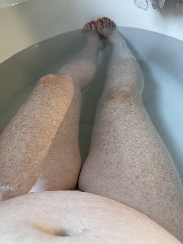 Bath time after a long day…may post a little more later 😏